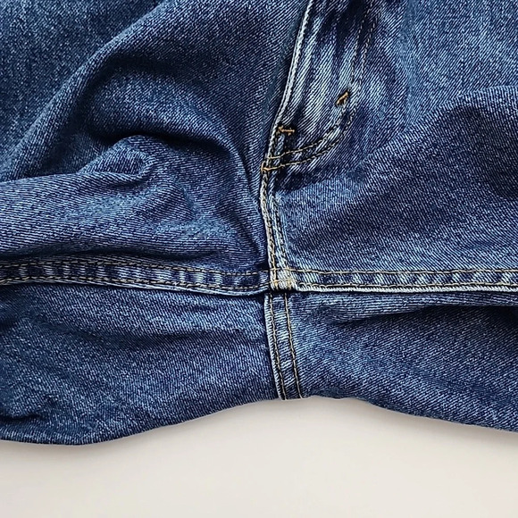 Levi's 505 Men's Blue Wash Denim Jeans Straight Leg Size 36 - Picture 9 of 13